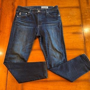 AG Denim The Farrah Skinny Ankle, high rise